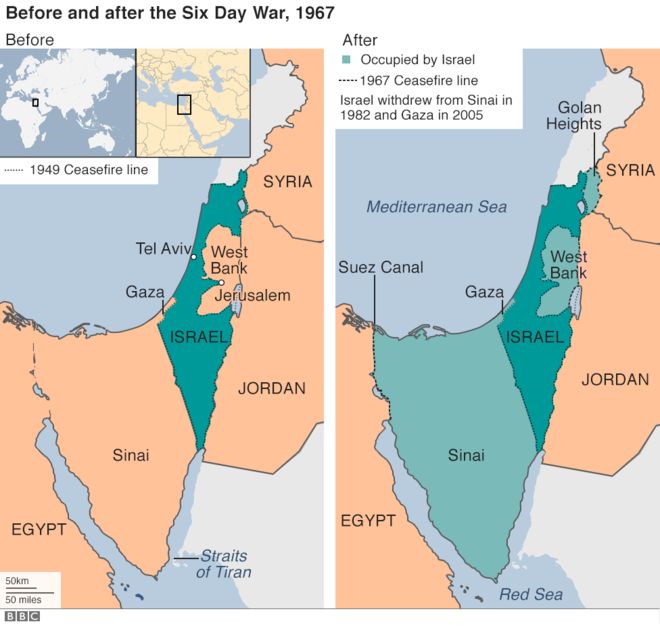 Palestina guerra dei sei giorni