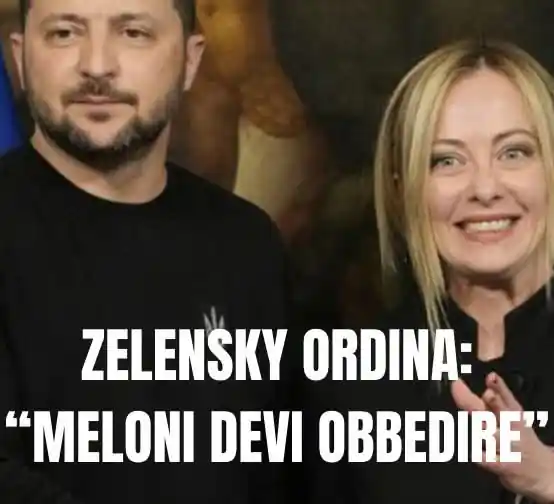 ZELENSKY ORDINA A MELONI